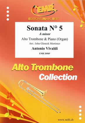 Book cover for Sonata No. 5 in A minor