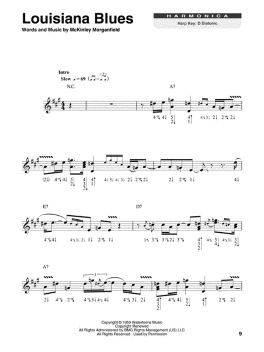 Muddy Waters Harmonica scores gallery preview page 4