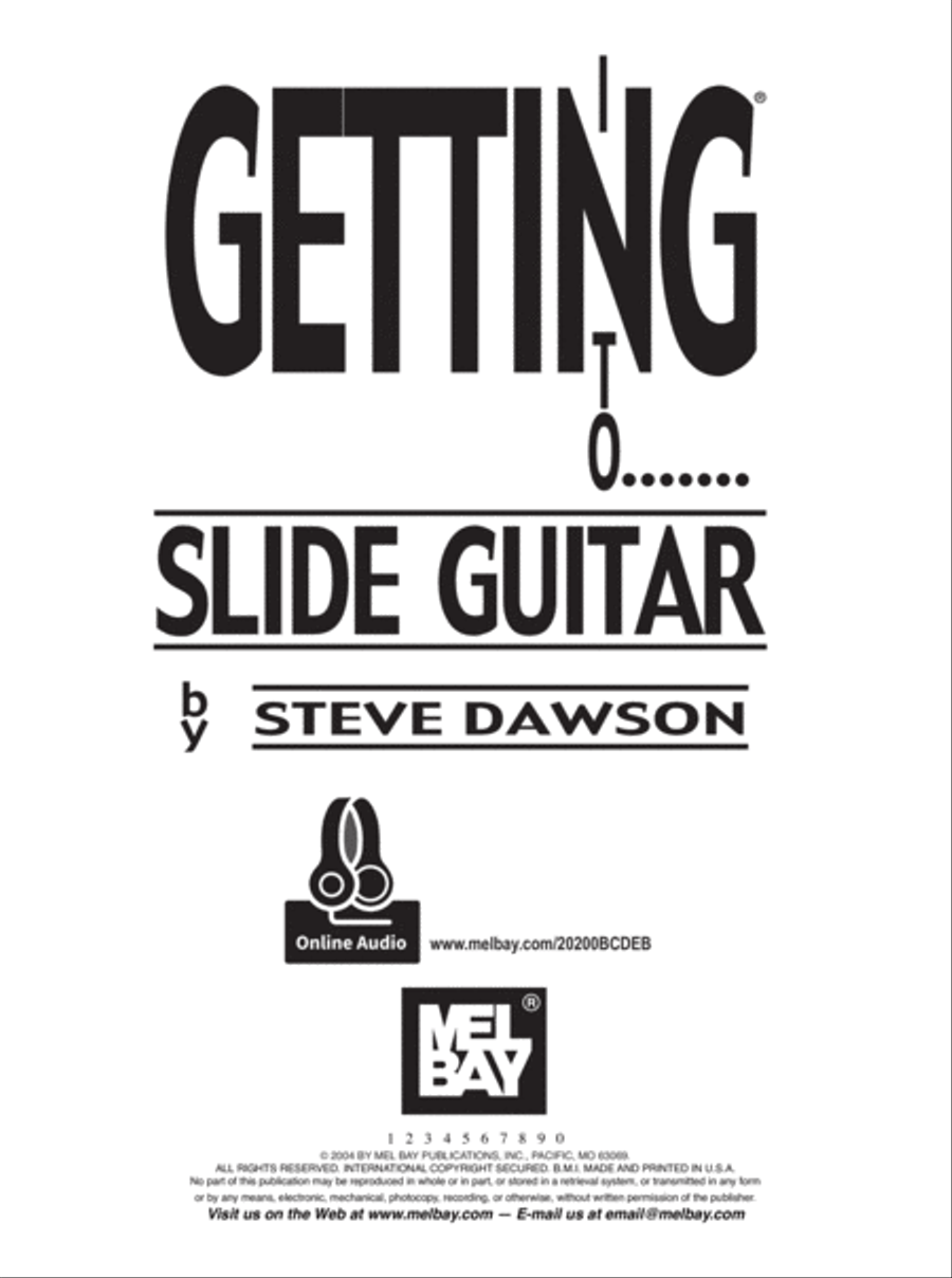 Getting into Slide Guitar Slide Guitar scores gallery preview page 2