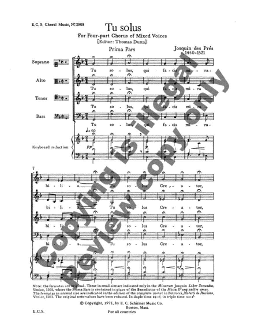 Tu solus 4-Part scores gallery preview page 3