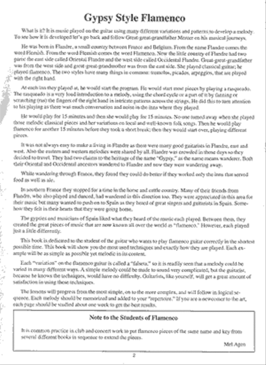 Easy Flamenco Solos Flamenco Guitar scores gallery preview page 2