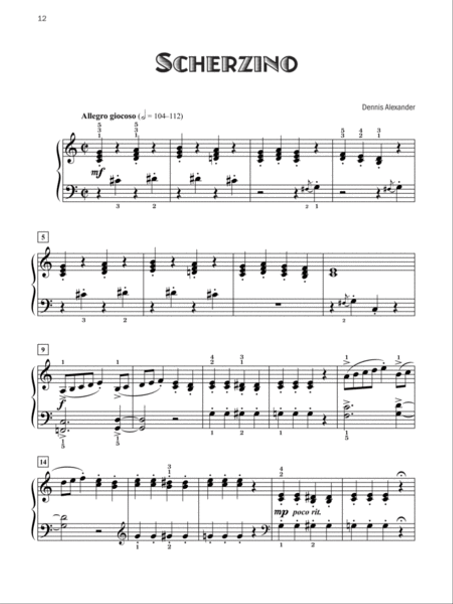 Five-Star Solos, Book 4 Piano Solo scores gallery preview page 5