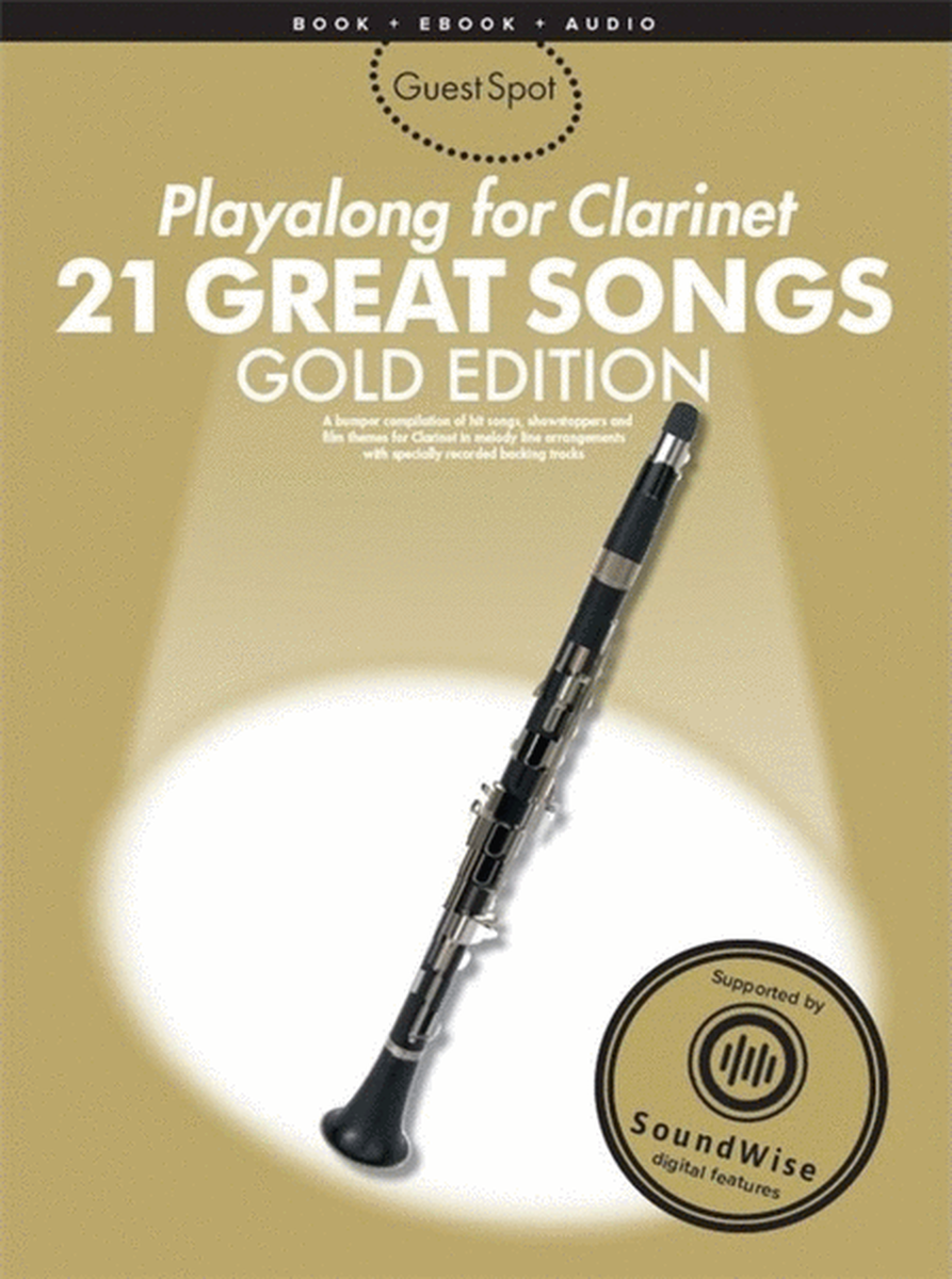 Guest Spot 21 Great Songs Clarinet Book/Online Audio