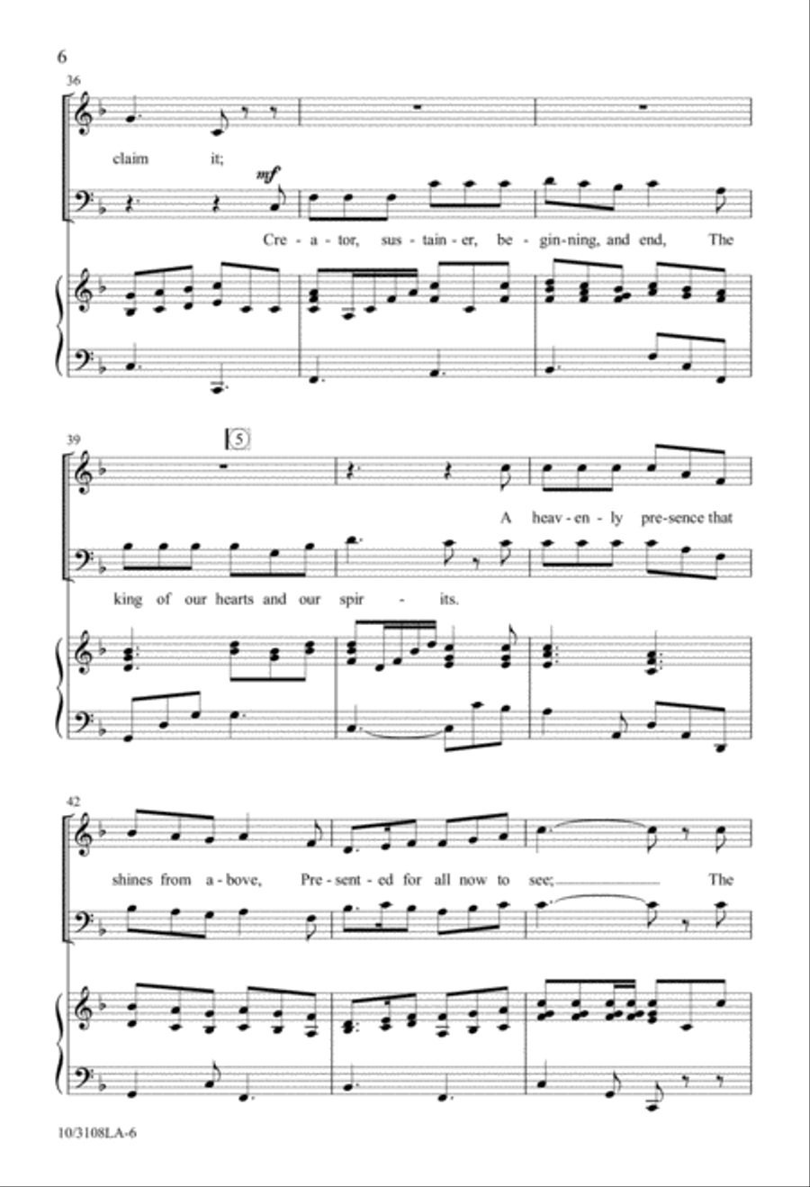 Hosanna We Sing Hosanna We Sing 3-Part scores gallery preview page 7