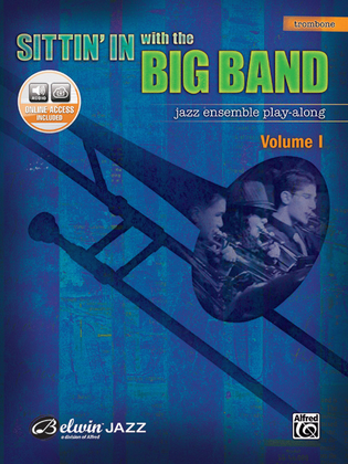 Book cover for Sittin' In with the Big Band, Volume 1