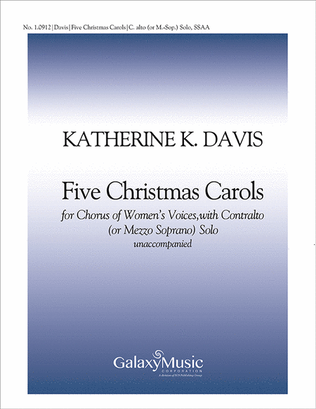 Book cover for Five Christmas Carols