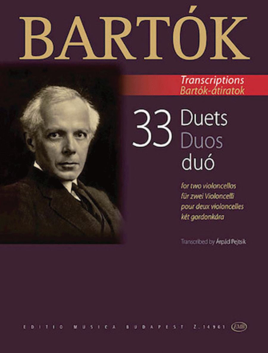 33 Duets for Two Violoncellos String Duet scores gallery preview page 1