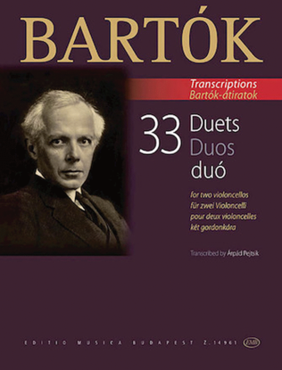 Book cover for 33 Duets for Two Violoncellos