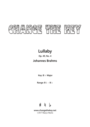 Book cover for Lullaby - Bb Major