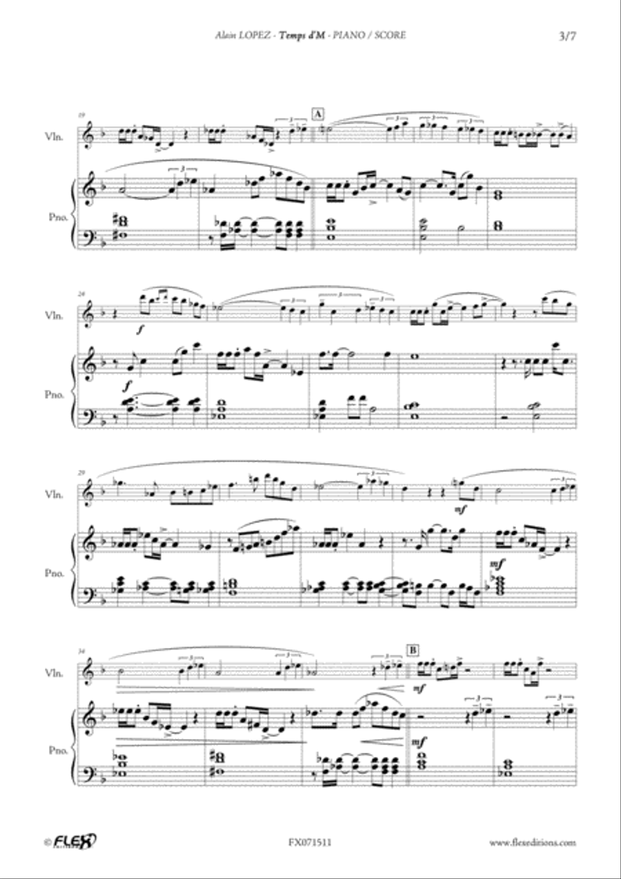 Temps d'M Temps d'M Piano scores gallery preview page 3