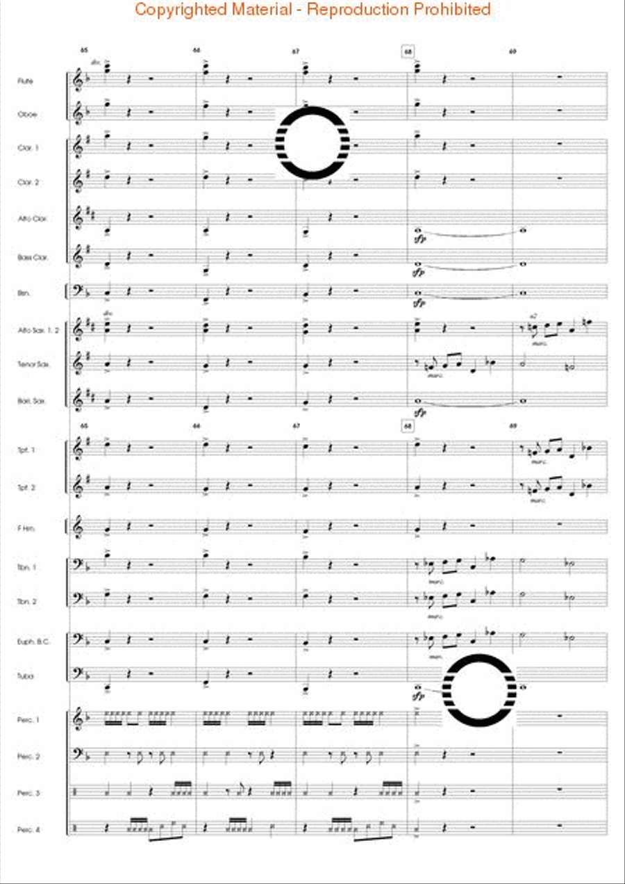 Odyssey for Percussion Odyssey for Percussion Concert Band scores gallery preview page 14