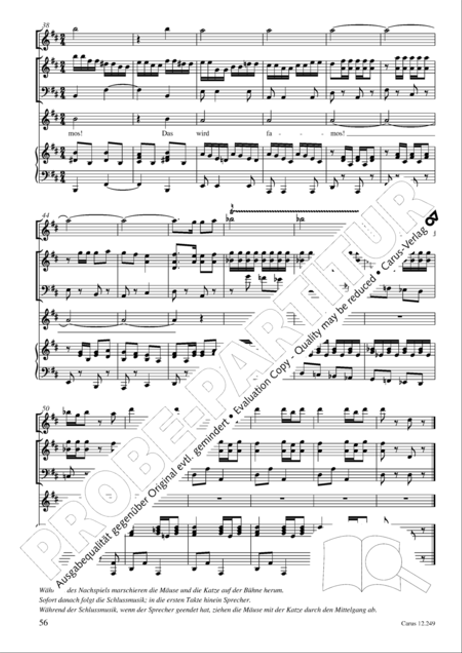 Mause in der Michaelskirche 4-Part scores gallery preview page 57