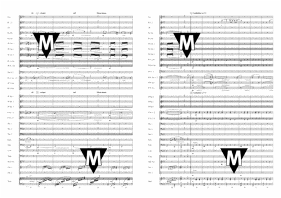 Old Russian Romances Concert Band scores gallery preview page 10