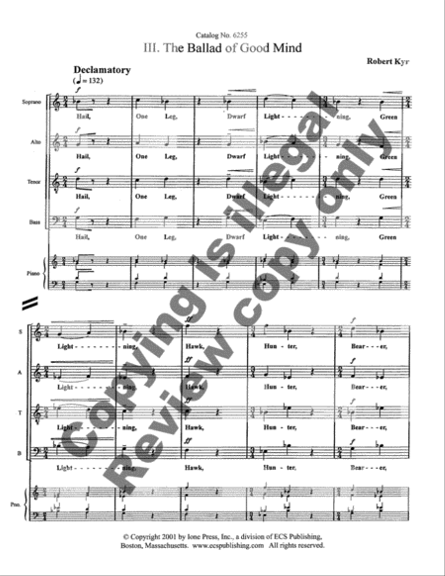 On the Nature of Creation: 3. The Ballad of Good Mind Divisi scores gallery preview page 8