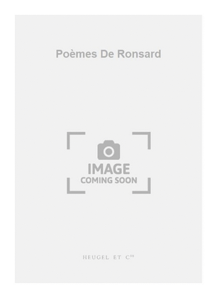 Book cover for Poèmes De Ronsard