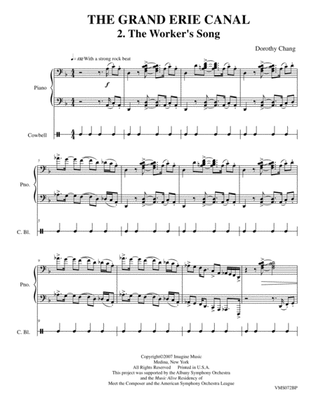 The Worker's Song (choral score)