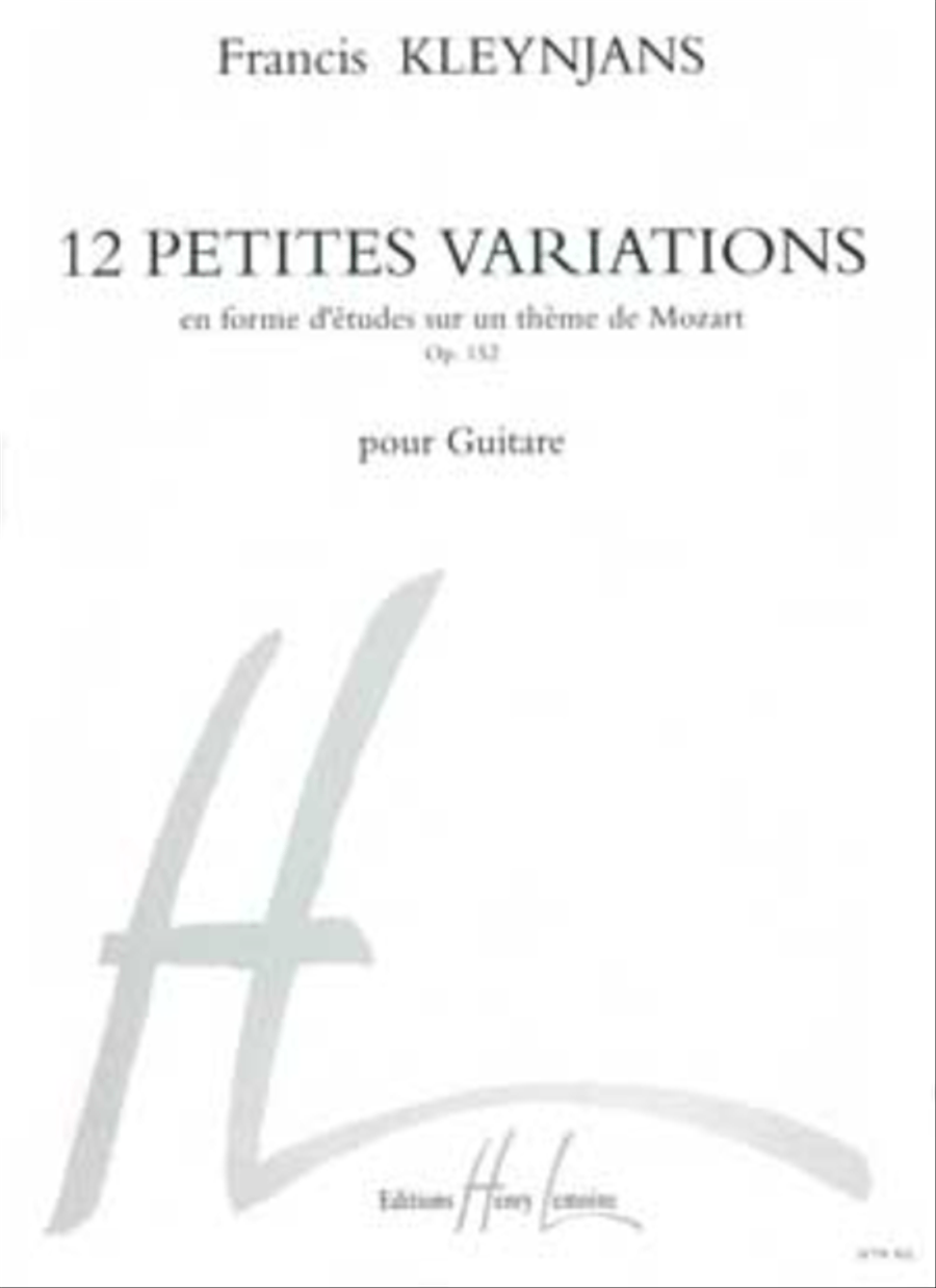 Petites Variations Op. 152