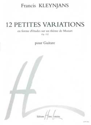 Book cover for Petites variations Op. 152
