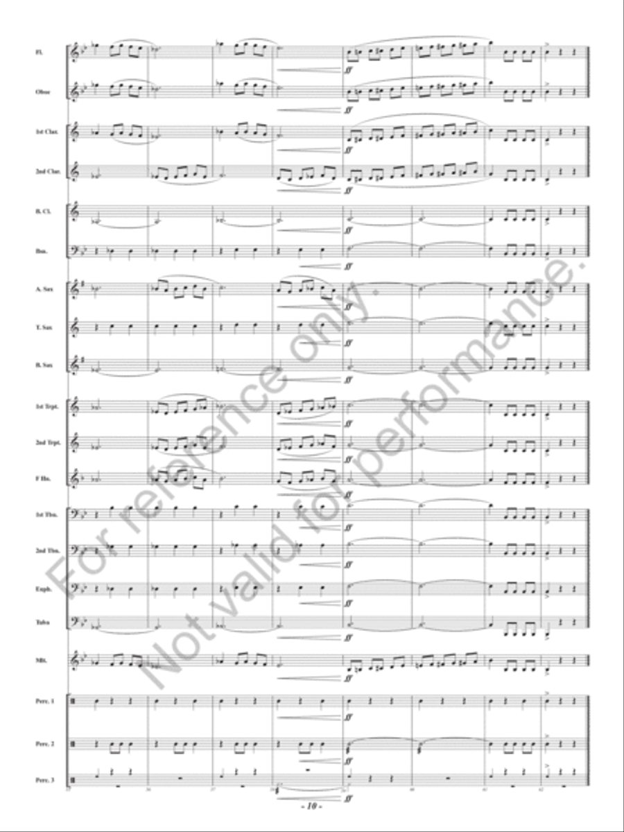 Chromatic Express Concert Band scores gallery preview page 11