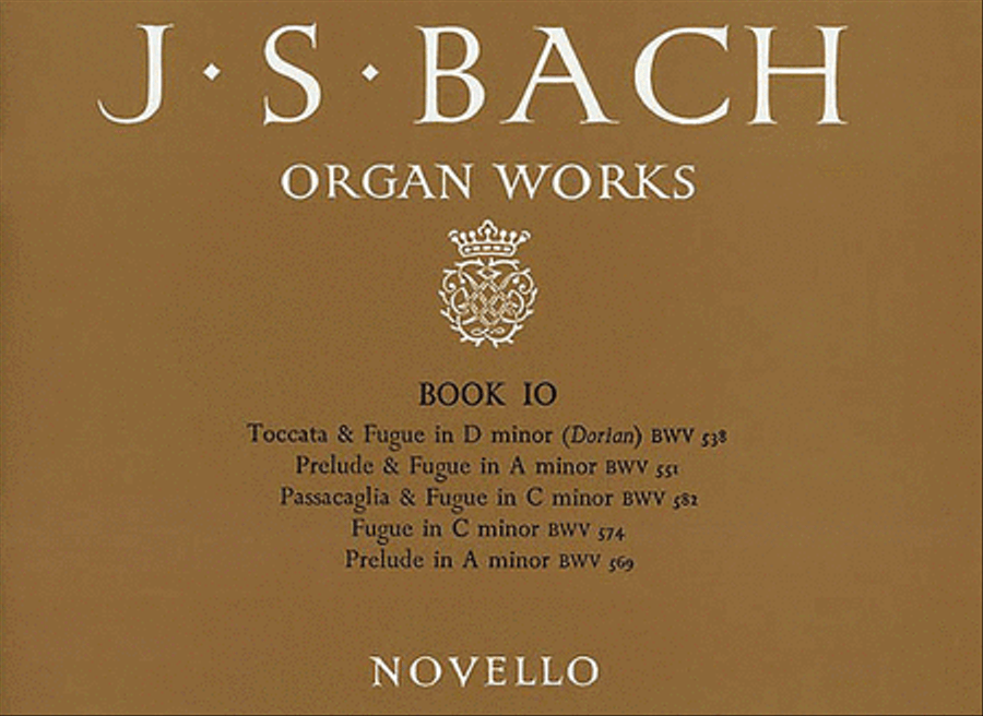 Organ Works - Book 10 Organ scores gallery preview page 1