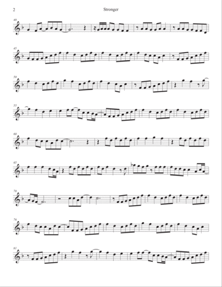 What Doesn't Kill You Oboe Solo scores gallery preview page 2