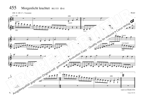 Aphorismen, Intonationen und Choralvorspiele zum EG II