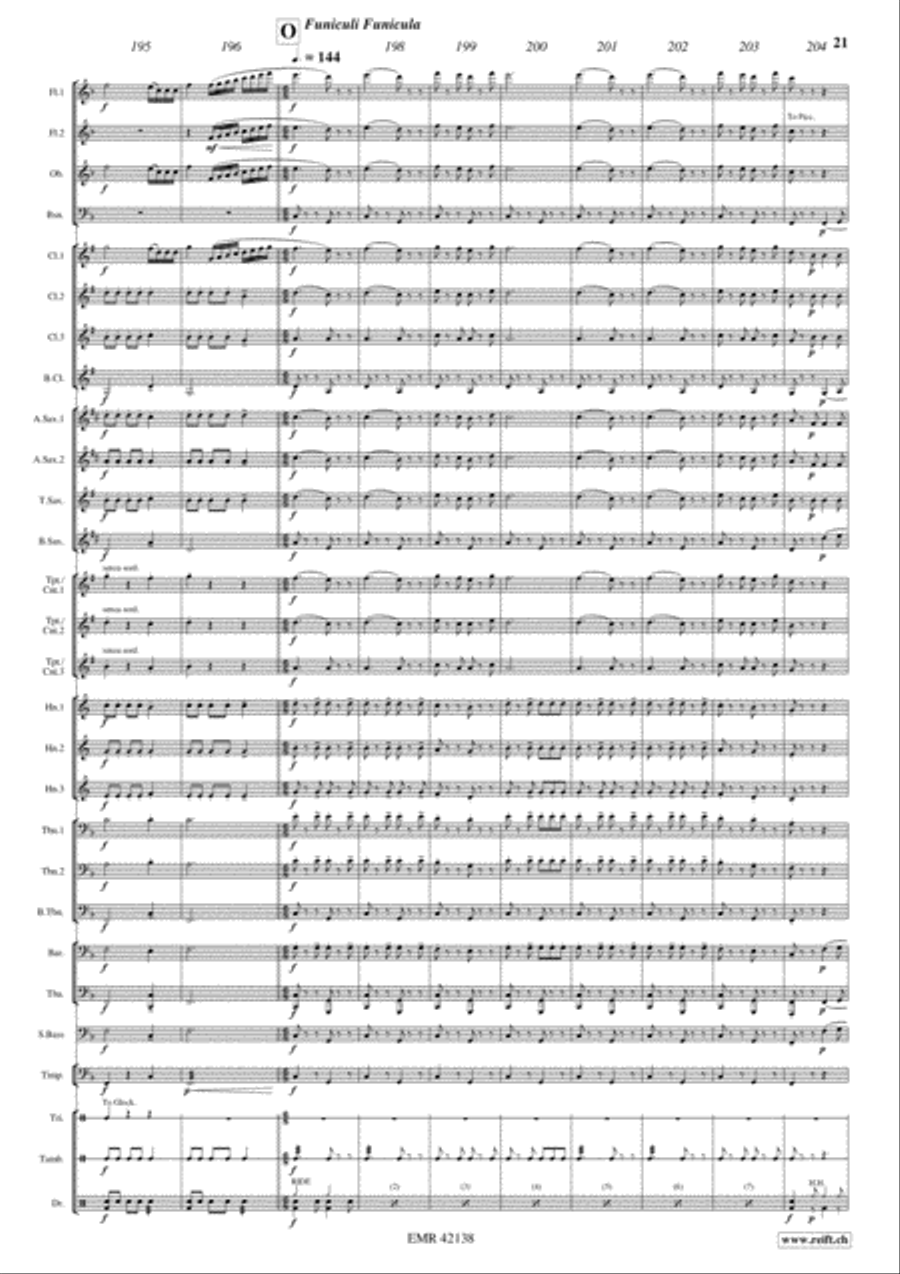 Greetings From Italy Concert Band scores gallery preview page 11