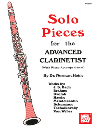 Book cover for Solo Pieces for the Advanced Clarinetist
