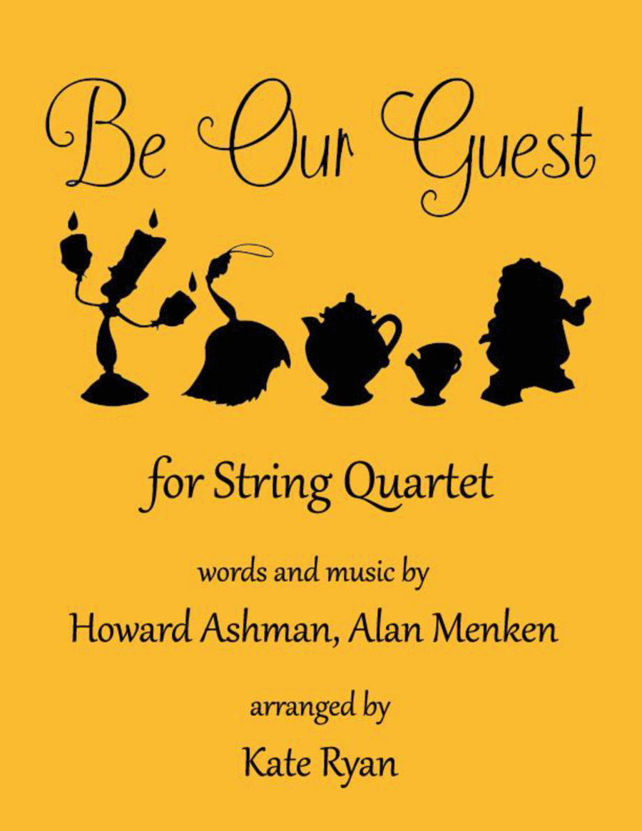 Be Our Guest String Quartet scores gallery preview page 1
