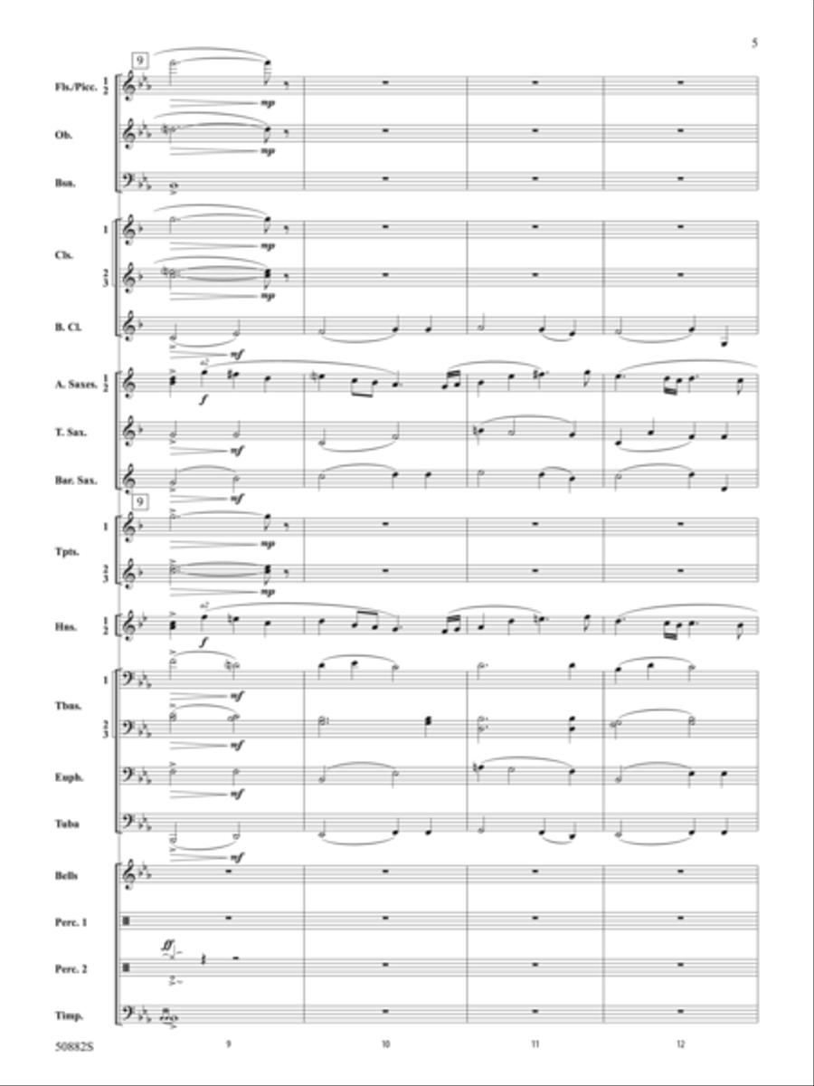 Pacific Crest: Score Concert Band scores gallery preview page 5