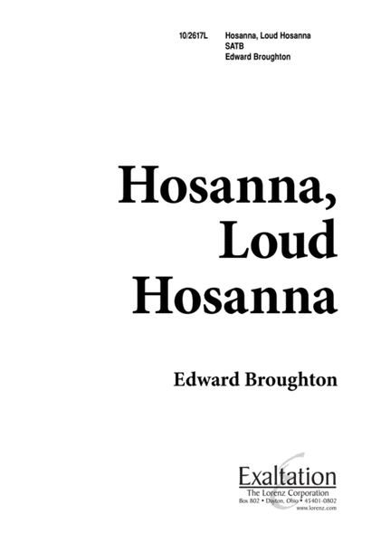 Hosanna, Loud Hosanna image number null