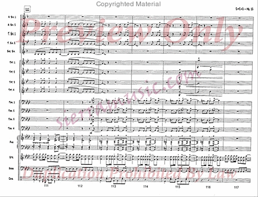 2+2=5 2+2=5 Jazz Ensemble scores gallery preview page 16