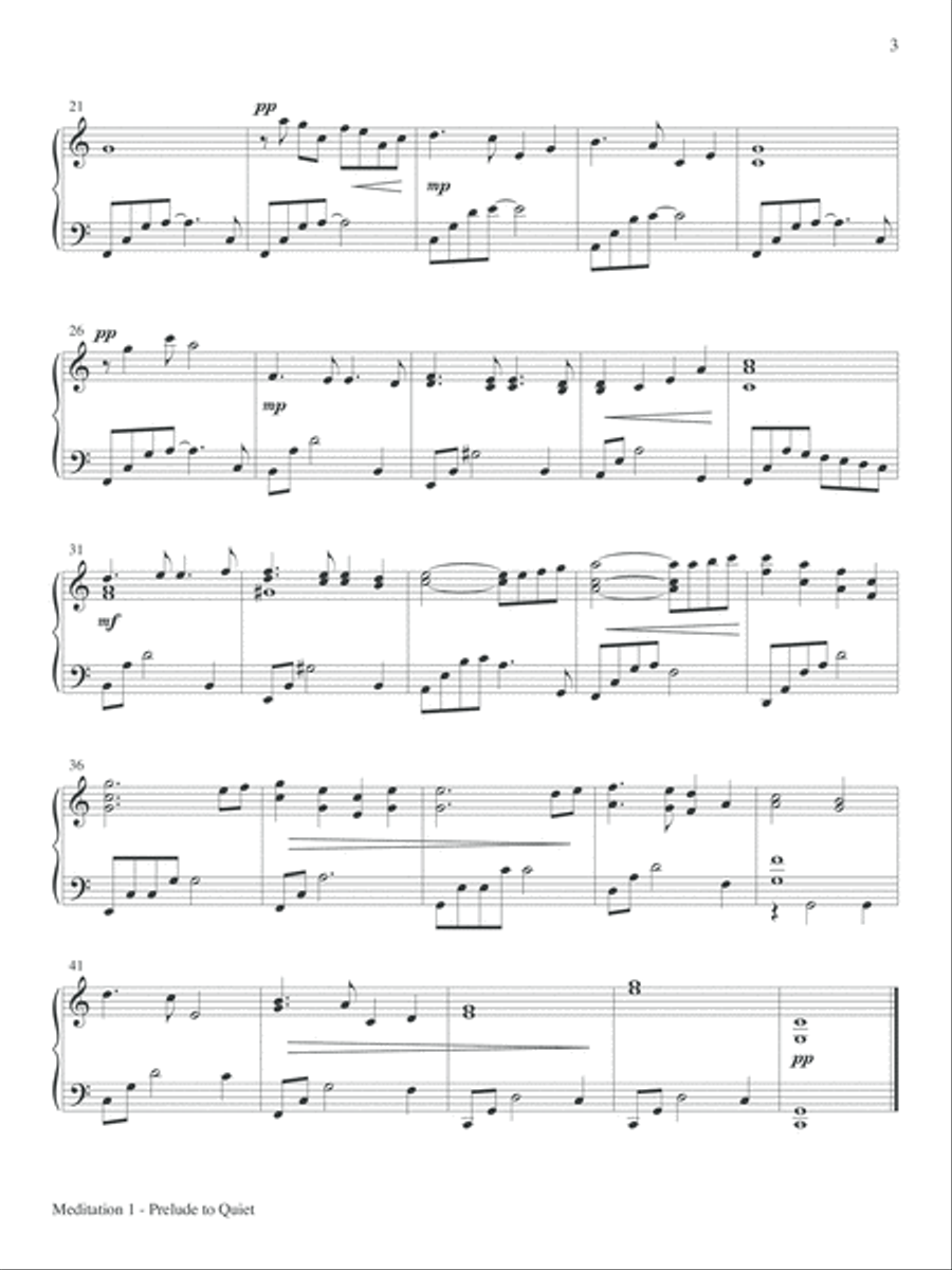 Interludes for Worship (Settings for Piano with opt. C Instr.)-Book Cello scores gallery preview page 3