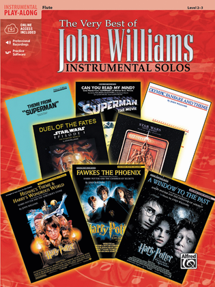 Book cover for The Very Best of John Williams - Flute (Book/CD)