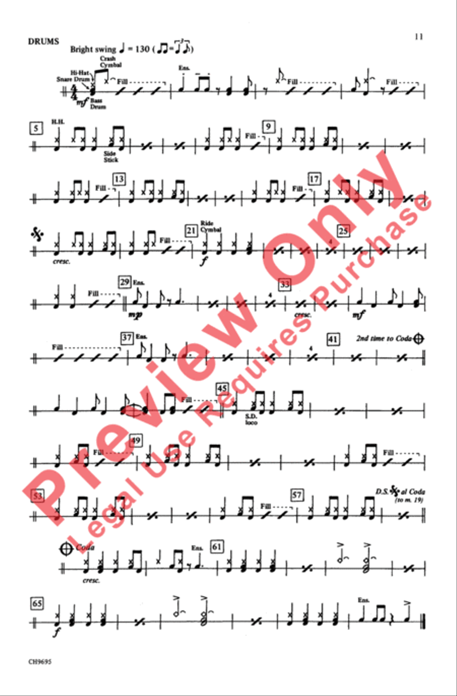 Lullaby of Broadway 2-Part scores gallery preview page 10