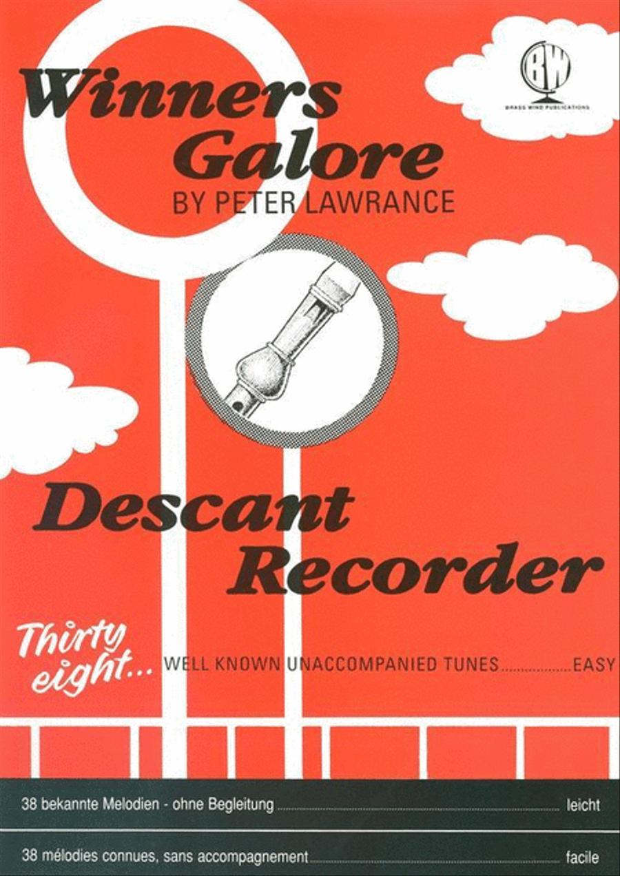 Winners Galore Descant Recorder Soprano Recorder scores gallery preview page 1