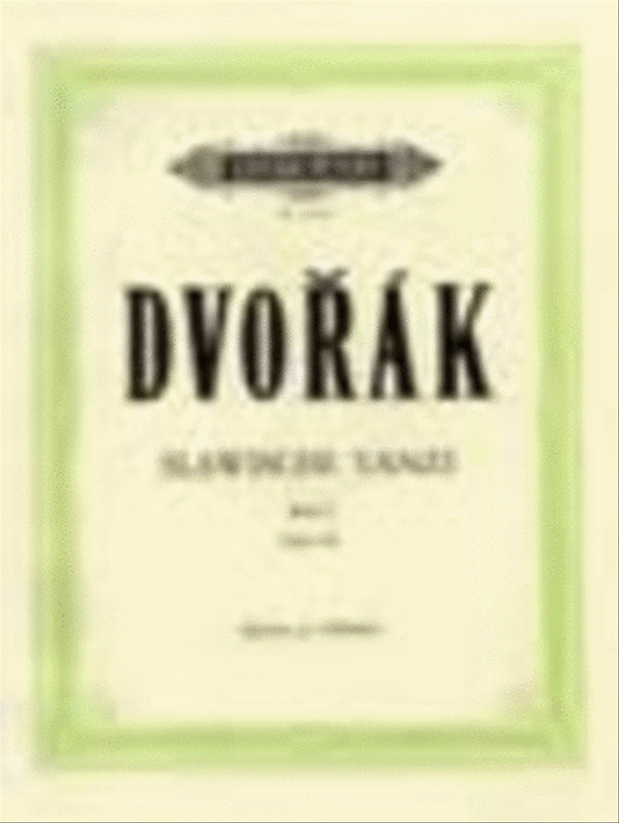 Slavonic Dances for Piano Duet, Vol. 1 Piano Duet scores gallery preview page 1