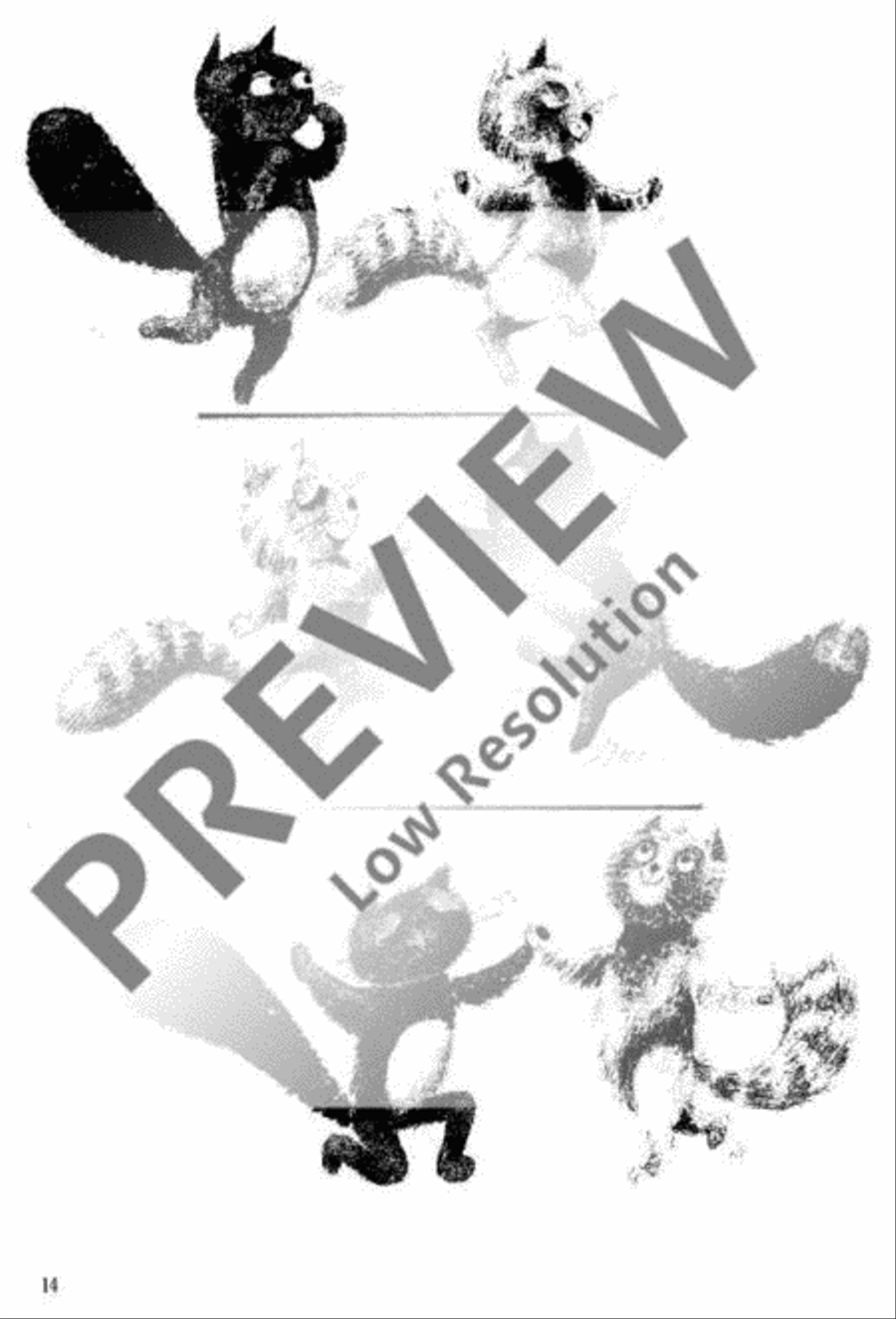 15 easy Duets Cello scores gallery preview page 13