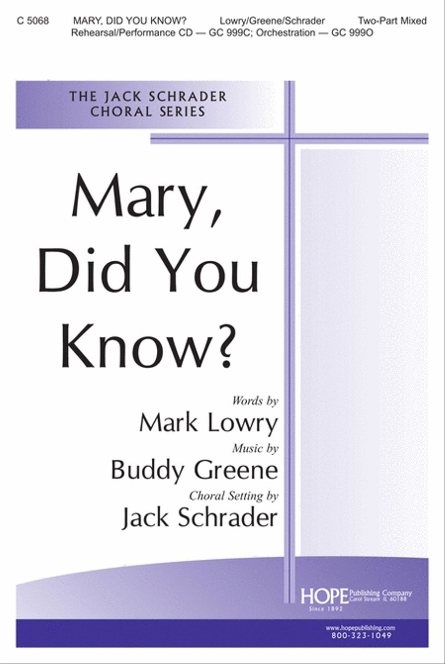 Book cover for Mary, Did You Know?