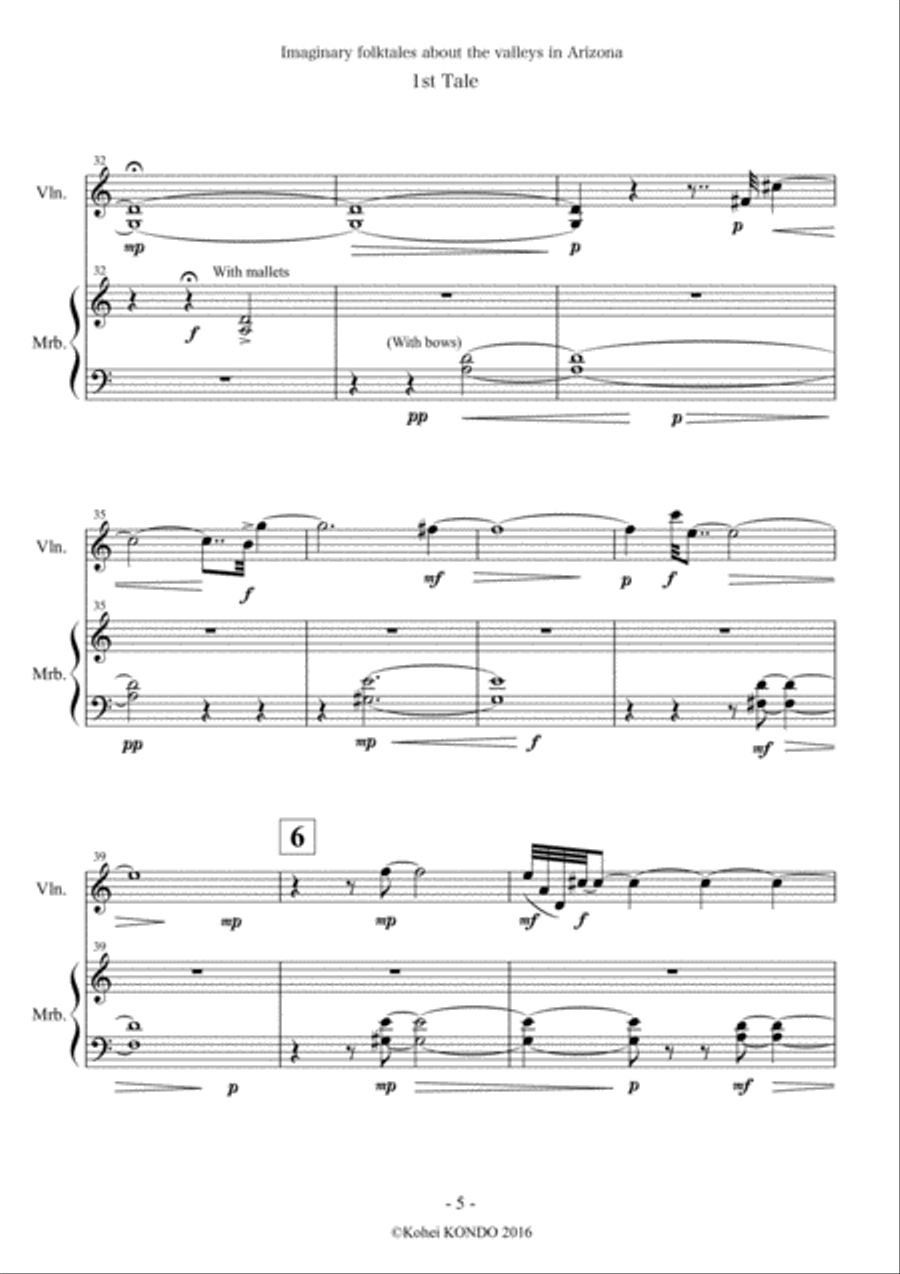 Imaginary folktales about the valleys in Arizona Op.158 image number null