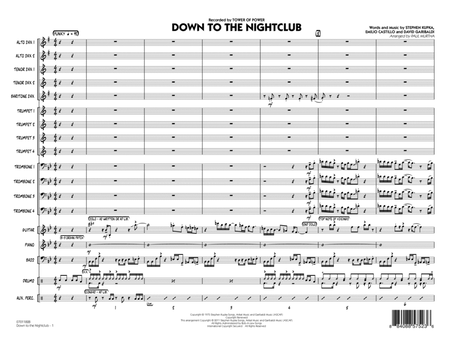 Down To The Nightclub - Conductor Score (Full Score)