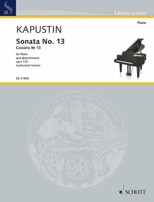 Book cover for Sonata No. 13
