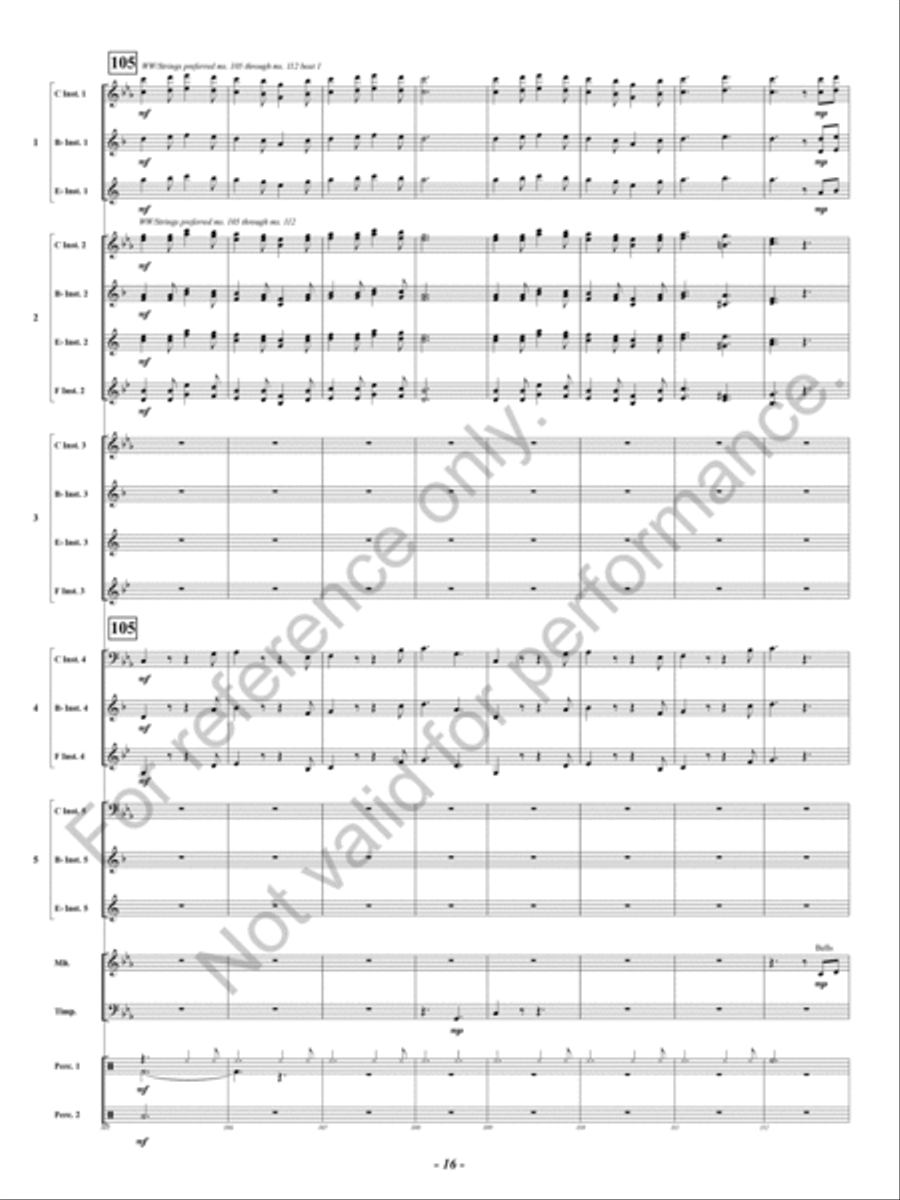 Ghillie Dhu Ghillie Dhu Concert Band scores gallery preview page 17