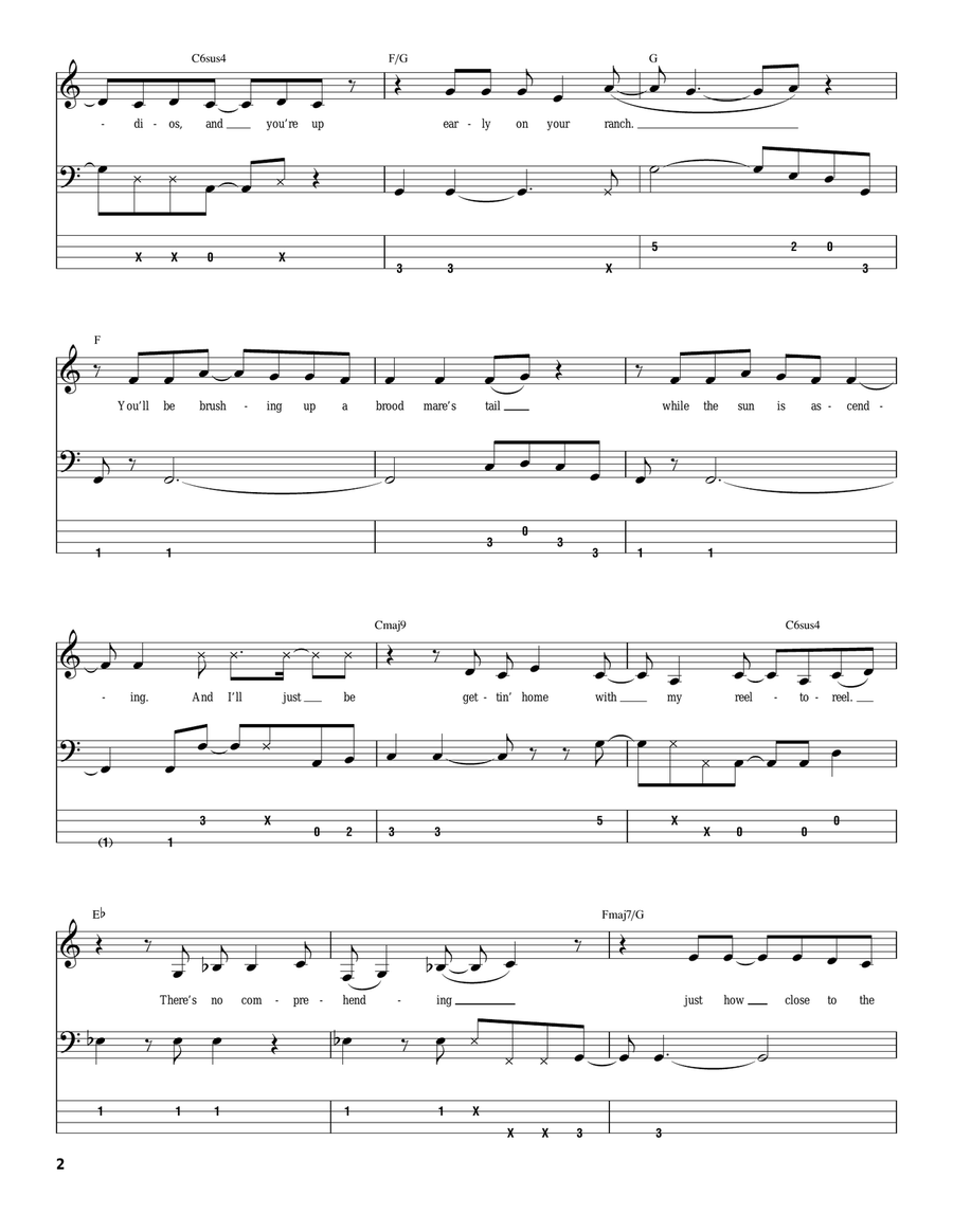Coyote Acoustic Guitar scores gallery preview page 2