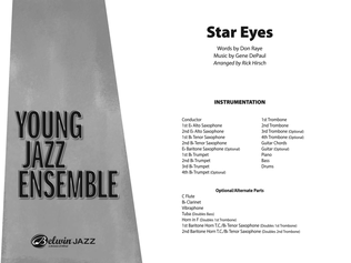 Book cover for Star Eyes: Score