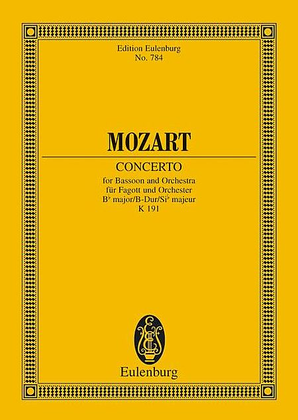 Book cover for Bassoon Concerto, K. 191 in B-Flat Major