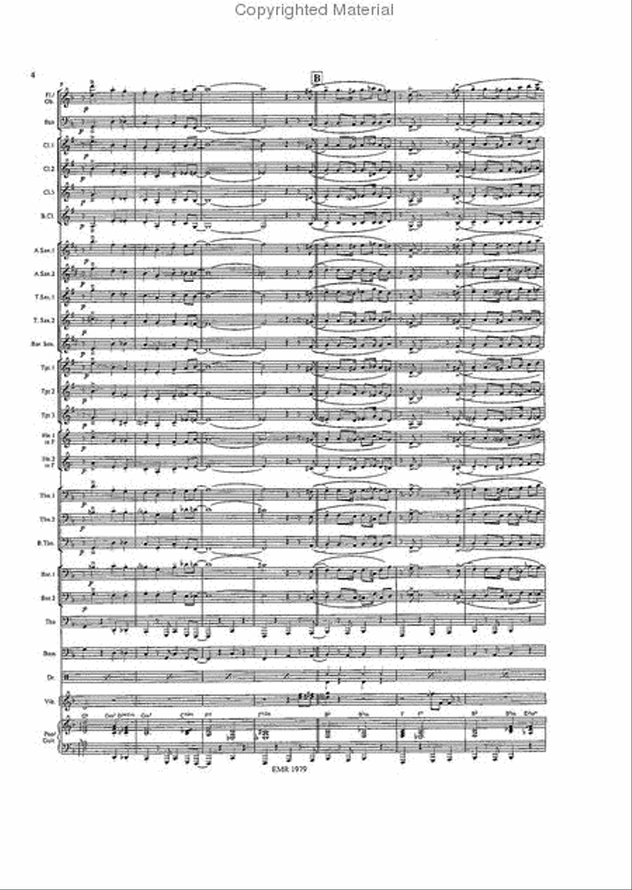 Li'l Darlin' Li'l Darlin' Concert Band scores gallery preview page 4