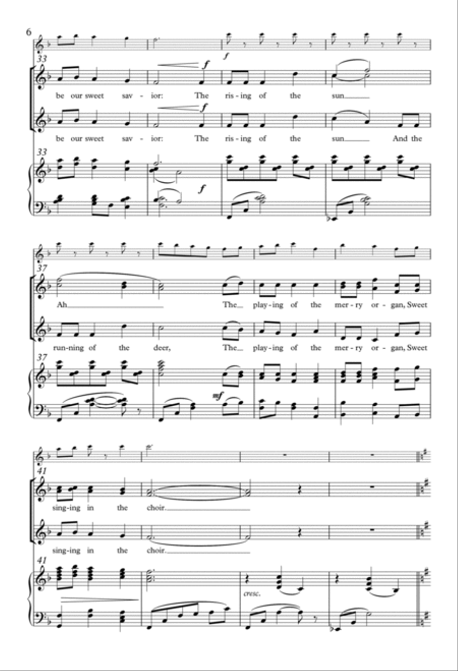 The Holly And The Ivy SSA scores gallery preview page 4