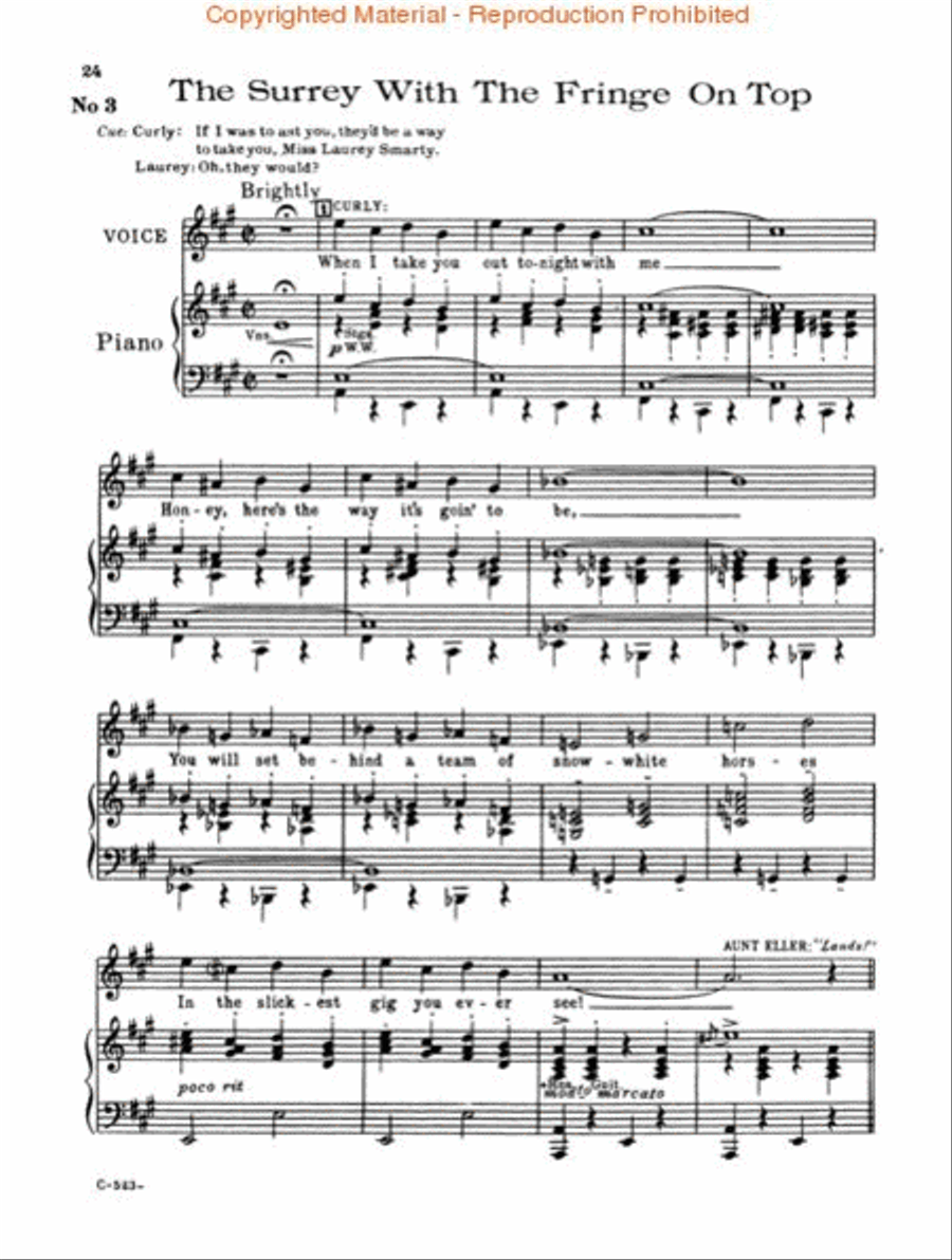 Oklahoma Voice scores gallery preview page 3