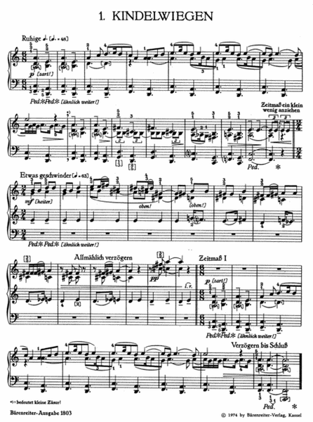 11 kleine Klavierstuecke fuer die Jugend op. 15b by Hugo Distler Piano Solo - Sheet Music